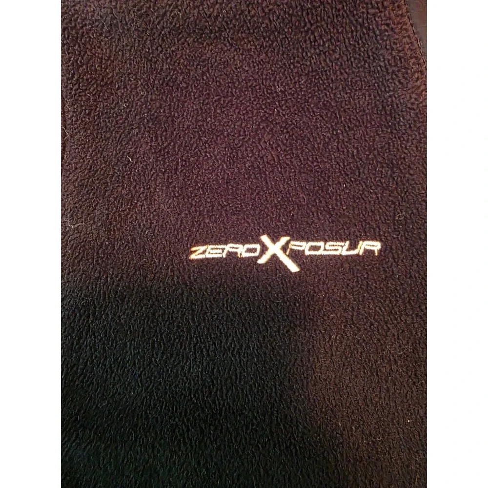 ZeroXposur Jacket Size L Black Mens Fleece Full Zip Outdoor Hiking S16 Box 30
